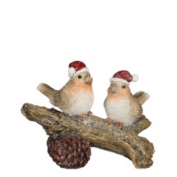 Oiseau Marron H11.5-MICA...