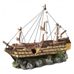 DECOR VOILIER 37X12X28.5CM...