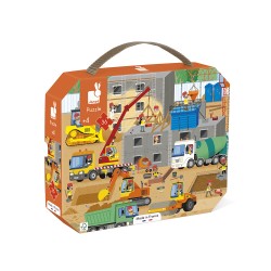 Puzzle Chantier 36Pcs Jaune...