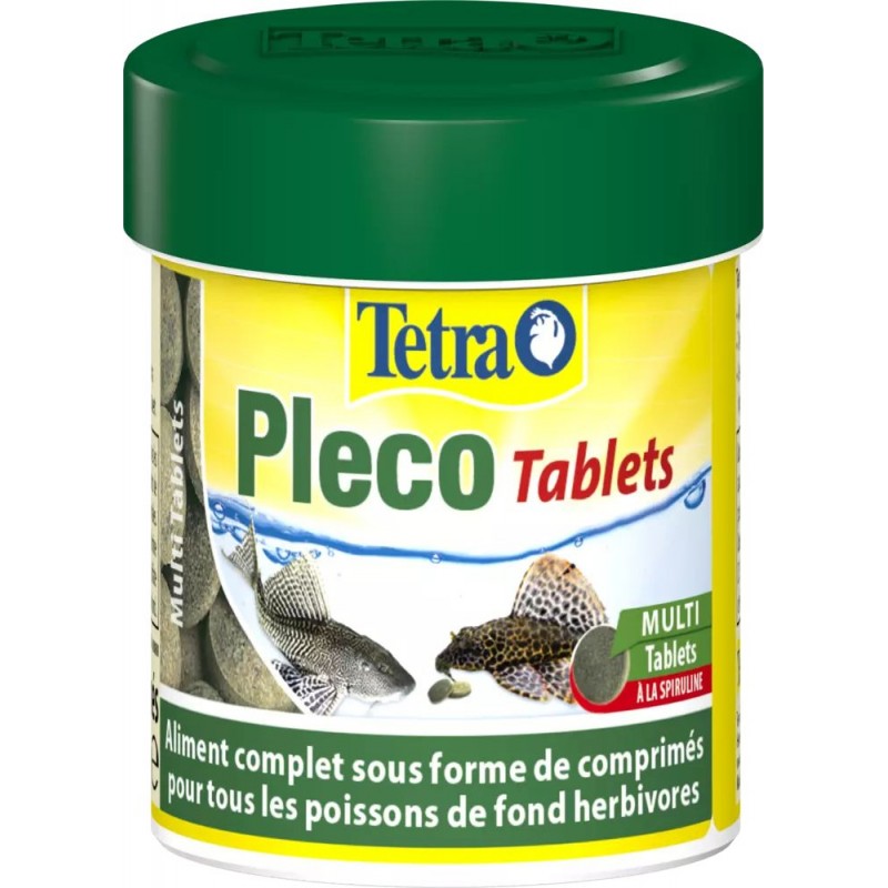 Aliment complet pour poissons de fond herbivore TETRA PLECO TABLETS X120