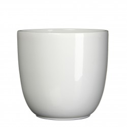 Cache-Pot Tusca Rond Blanc...