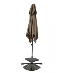 Parasol Push Up 2X2M Taupe-MWH